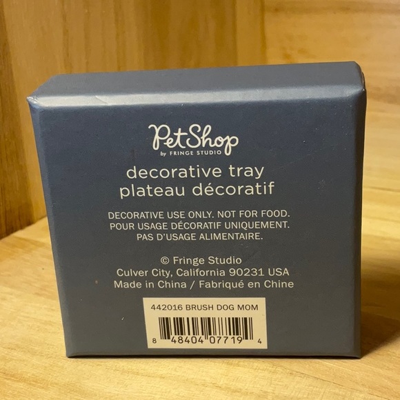 “dog mom” heart-shaped decorative tray in gift box - Picture 5 of 7